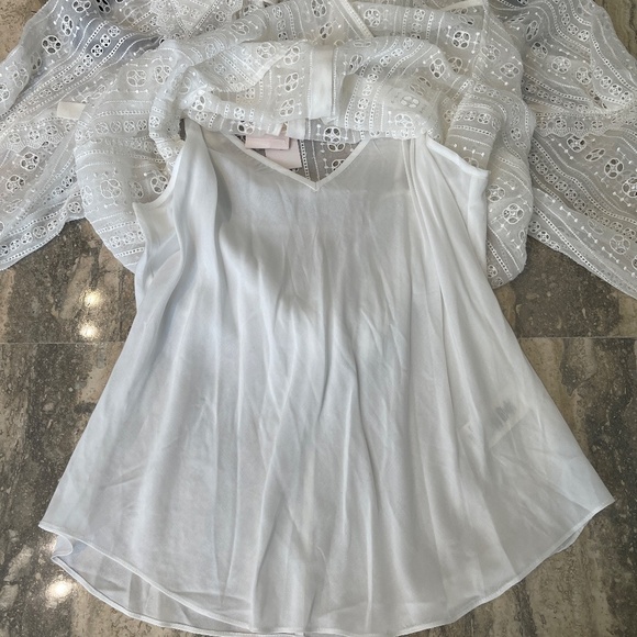 REBECCA TAYLOR EMBROIDERED BLOUSE TOP NEW WITH TAGS - Picture 9 of 10